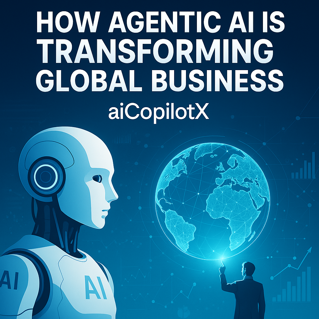 A digital illustration of a humanoid robot shaking hands with a business executive, symbolizing AI partnership.